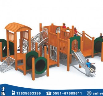 兒童木質(zhì)滑梯01