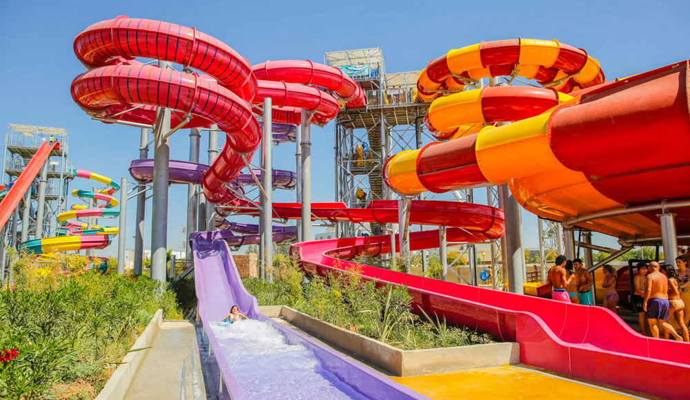 螺旋組合滑梯水上游樂設備